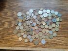 Assorted International Foreign Coins - approximately 100 most are vintage