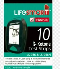 2 × LifeSmart 2TwoPlus Ketone Test Strips 10 Plus Meter