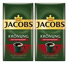 Pack of 2 - Jacobs Kronung Decaffeinated Ground Coffee 17.6oz/500g each