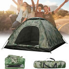 Camping Tent 3-4 Person Waterproof 4 Season Outdoor Hiking Family Camo Tents