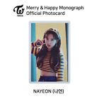 TWICE Merry & Happy Monograph Official Photocard Nayeon