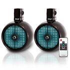 Pyle Pair 8.0'' 480W Waterproof Rated Marine Tower Speakers with LED Lights