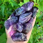 Raw Rough Purple Fluorite Crystal Stone Large Chunks Healing Reiki Mineral Rocks