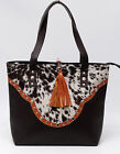 100% Cowhide leather Shoulder Out Going Tote Bag With Studs, for women  LHB-9641