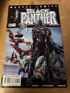 Black Panther # 35 NM- 1st Print Marvel Comic Book Defenders Hulk Thor 30 J204