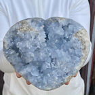 5.6LB Natural Beautiful Blue Celestite Crystal Geode Cave Mineral Specimen