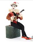 ANTQUE FRENCH AUTOMATON DOLL LAMBERT MANDOLIN PLAYER JESTER MIME CLOWN AUTOMATE