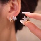 Women Flower Crystal Rhinestone Earrings Drop Dangle Party Fashion Jewelry Gift