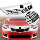 Fit NEW Grill Fits Acura TSX 11 12 13 14 ALL Chrome Grille w/ Molding 3in one (For: 2011 Acura TSX Base 2.4L)