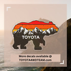 Toyota Bear Sticker 4x4 Tacoma Tundra 4Runner Land FJ Cruiser SR5 YETI 4WD