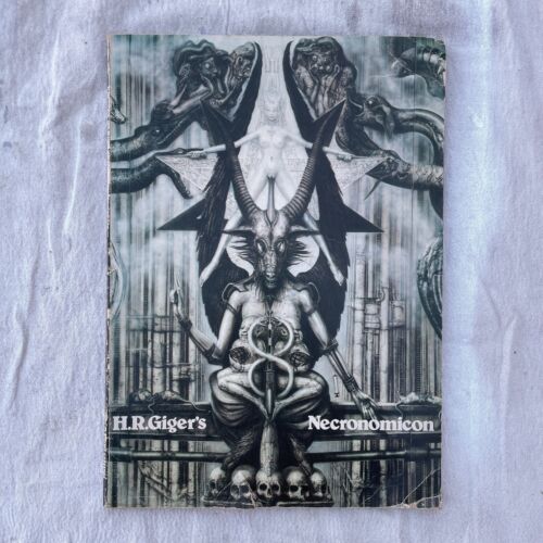 H.R. GIGER'S NECRONOMICON 1977 BIG O PUBLISHING 1st Edition ALIENS Signed Book