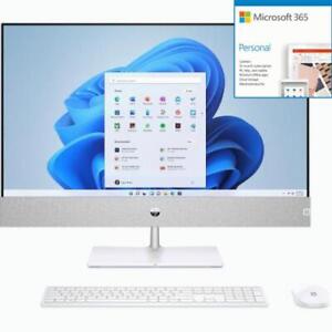 HP Pavilion 27  Touchscreen All-in-One Desktop FHD Display I + Microsoft 365 Bun