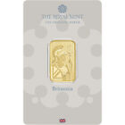 10 gram Gold Bar - Royal Mint Britannia - 999.9 Fine in Assay