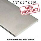 Aluminum Bar Flat Stock 1/8 x 3 Inch x 3 Ft Alloy 6061 Unpolished Sheet 36