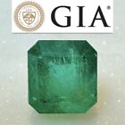 6.15 Ct GIA CERTIFIED Natural Emerald Octagon Shape Faceted Loose Gemstone
