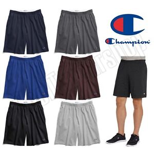 NEW Authentic Champion Men's Cotton Shorts with Pockets/ 9 inches Inseam