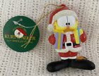 Garfield Santa With Presents Christmas Ornament W Tags