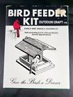 Vintage Bird Feeder Kit Outdoor Craft FK-100 Made In USA