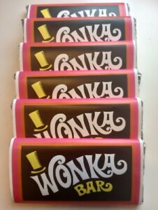 Willy Wonka Chocolate Bar w/Golden Ticket (Chocolate Included) (1 bar w/Order)