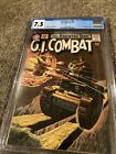 G.I. COMBAT #91  CGC 7.5 OFF -WHITE PAGES 1ST HAUNTED TANK COVER- BEAUTIFUL