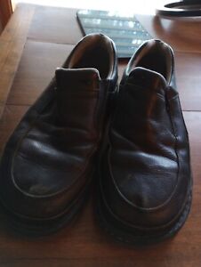 Dr Doc Marten Black Leather Slip On Loafers. Mens Size 12 Casual Dress