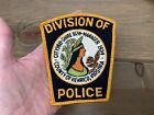 Virginia Henrico County Police Patch Large 4.75” Dark Blue With Yellow Trim