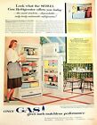 Servel kitchen refrigerator ad vintage 1956 original advertisement 13 x 10