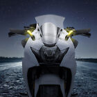Upgrade Winglet Wing Mirrors w/LED Turn Lights For Suzuki GSXR600 GSXR750 250R (For: Honda RC51)