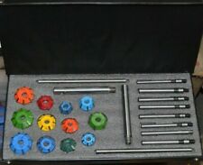 VALVE SEAT CUTTER SET 24 pcs CARBIDE TIPPED CHEVY,FORD,CLEAVLAND