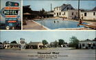 Front Royal Virginia Shenandoah Motel multiview swimming pool ~ postcard  sku133