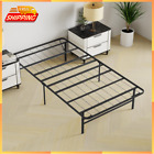 Twin Bed Frame Metal Platform Bed Frame Twin Size 14 Inch Mattress Foundation