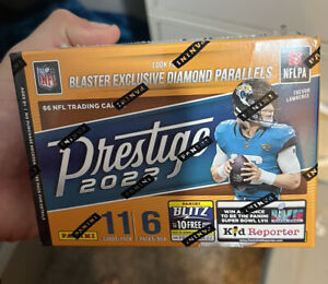 2022 Panini Prestige Football Blaster Box 6 Packs 66 Cards NFL In Hand Sealed
