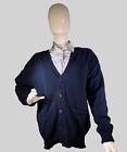 Vintage Scott & Charters of Hawick Men's Medium Cardigan Cashmere Sweater {12}