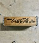 Vintage Old Enjoy Coca Cola Wooden Coke Soda Pop Crate Carrier Wood Box Case