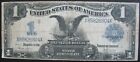 1899 $1 One Dollar Silver Certificate Black Eagle Note