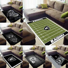 Las Vegas Raiders Rugs Anti-Skid Living Room Bedroom Area Rug Floor Mats Carpets