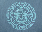 RARE FARSYDE TATTOO Tribal KAUAI HAWAII blue short sleeve t-shirt men XL HANES