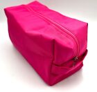 2 bags : Clinique Makeup Cosmetic Train Case Bag  ~Pink Zip with Handle