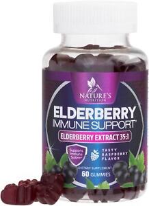 Elderberry Gummies - High Potency Immune Support w/ Sambucus Black Elderberries