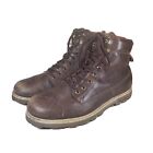 Volcom Brown Leather Lace Up Casual Boots mens size 11 V4041400