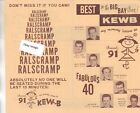 KEWB San Francisco-Oakland Top 40 Radio Music Survey 4-1-61 Gary Owens Jim Wayne