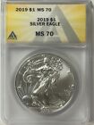 New Listing2019 Silver Eagle ANACS MS-70