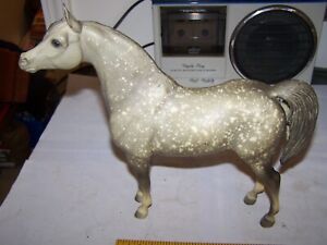Breyer Horse PROUD ARABIAN STALLION #213 Light Dapple Grey USA Mark