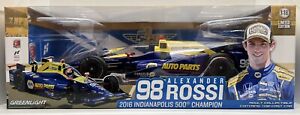 GreenLight 1:18 Alexander Rossi #98 Andretti 2016 Indianapolis 500 Winner RARE!