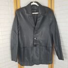 Wilsons Leather Black Leather Jacket/Blazer.  Size L