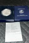 2007 W American Eagle 1 Troy Ounce Silver Uncirculated Coin (Box & COA)