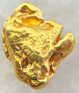 .418 grams #6 mesh Alaskan Natural Placer Gold Nugget Free US Shipping! #D2734