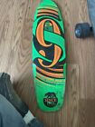 Sector 9 Cruiser Skateboard, USED CONDITION, Green Board/Orange Accents 25x6.75