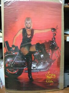 Vintage Lustfully Yours Seka 1985 poster hot girl man cave car garage 13884