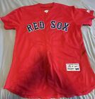 Majestic Men's Boston Red Sox Cool Base Jersey Dustin Pedroia #15 Size 52 XL
